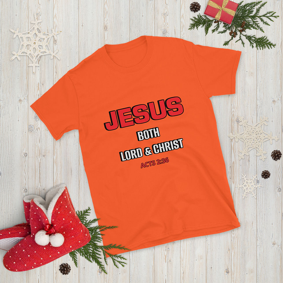 Thumbnail: JESUS BOTH LORD AND CHRIST Short-Sleeve Unisex T-Shirt