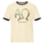 Thumbnail: Alpha and Omega Unisex ringer t-shirt