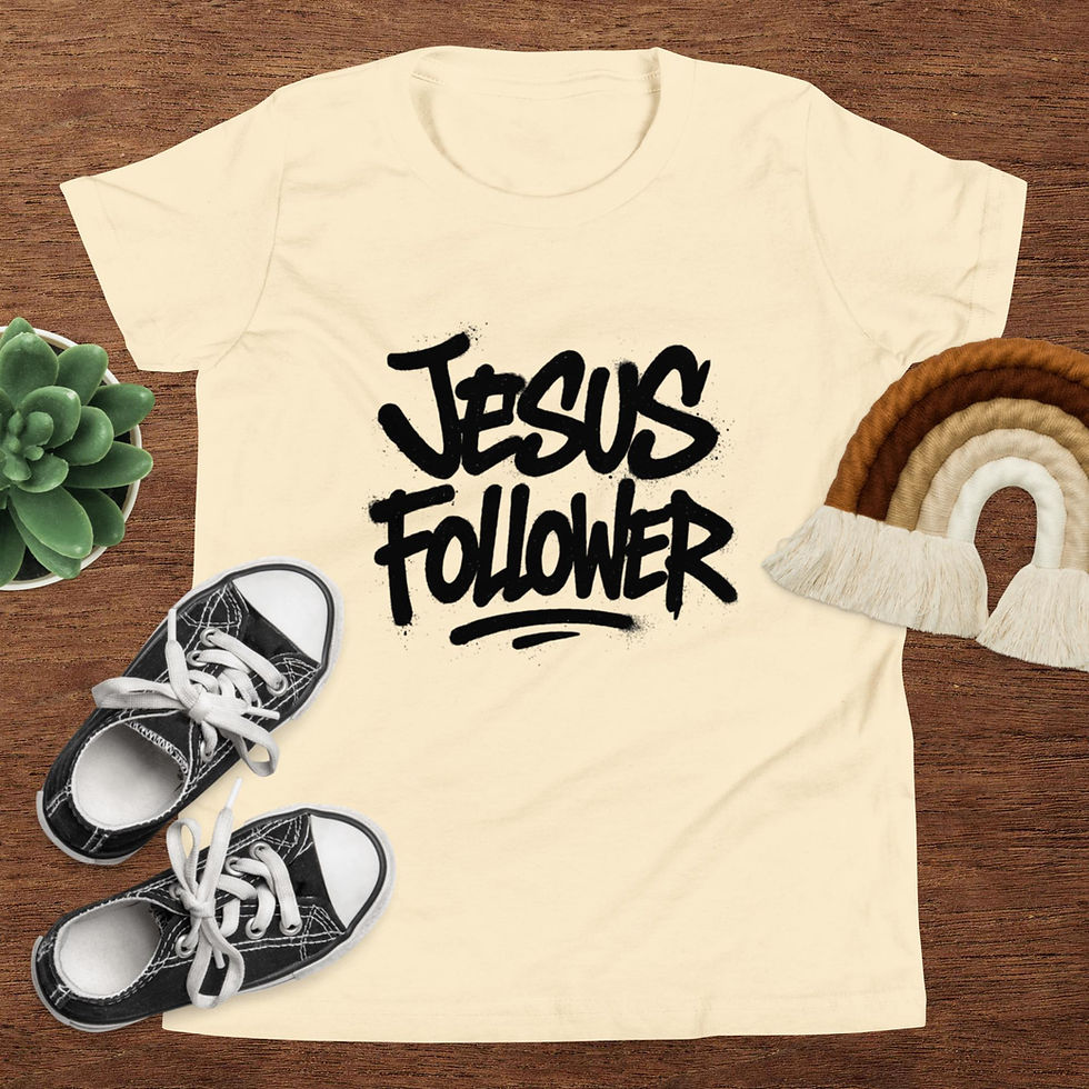 Thumbnail: Jesus Follower Youth Short Sleeve T-Shirt