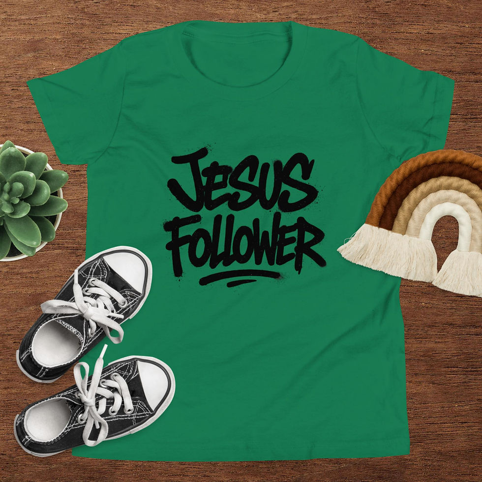 Thumbnail: Jesus Follower Youth Short Sleeve T-Shirt