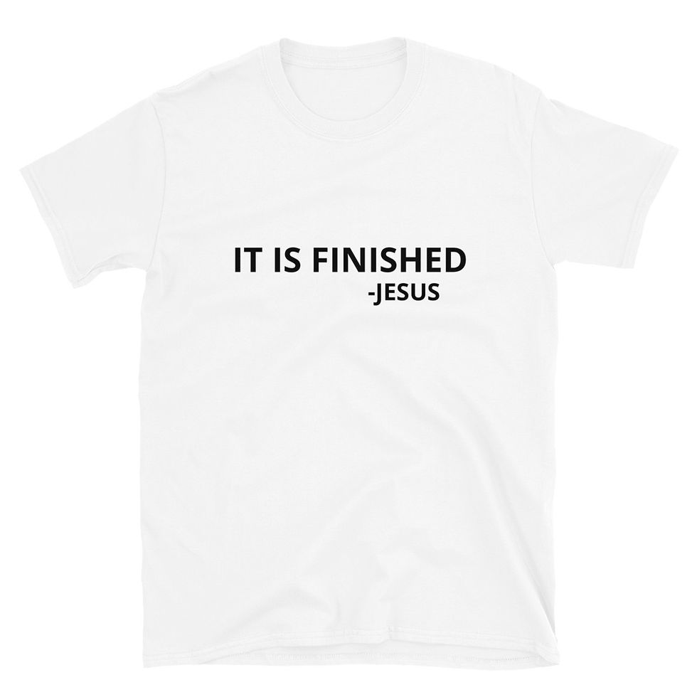 Thumbnail: It Is Finished Short-Sleeve Unisex T-Shirt