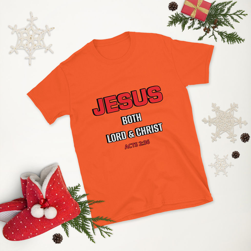 Thumbnail: JESUS BOTH LORD AND CHRIST Short-Sleeve Unisex T-Shirt