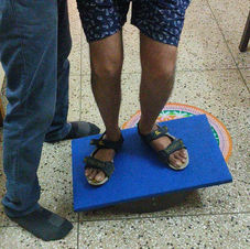 balance exercise for paralysis patient at home set up