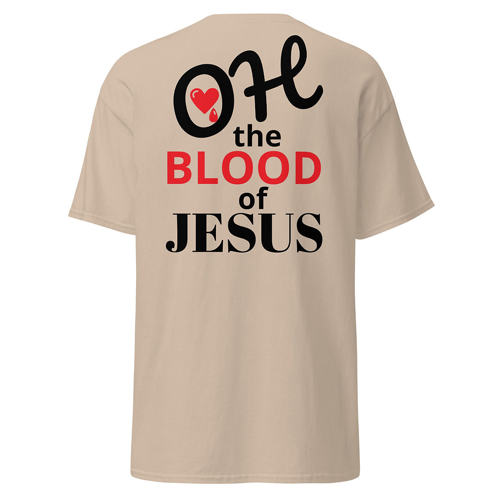 Thumbnail: OH THE BLOOD OF JESUS Unisex classic tee