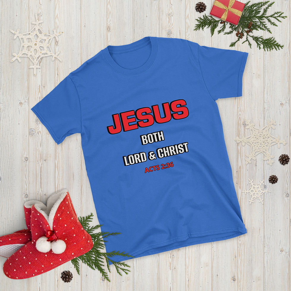 Thumbnail: JESUS BOTH LORD AND CHRIST Short-Sleeve Unisex T-Shirt