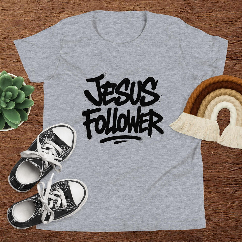 Thumbnail: Jesus Follower Youth Short Sleeve T-Shirt