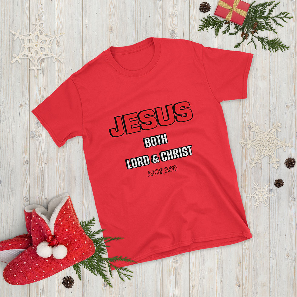 Thumbnail: JESUS BOTH LORD AND CHRIST Short-Sleeve Unisex T-Shirt