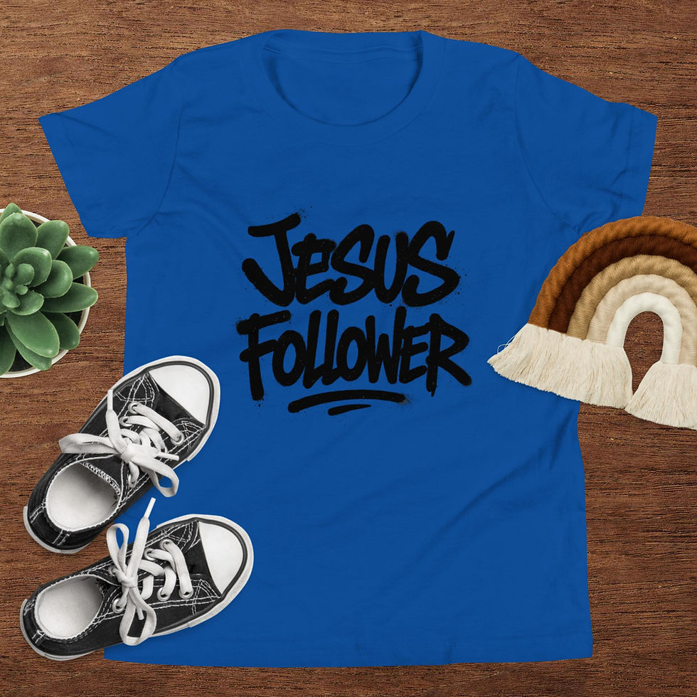 Thumbnail: Jesus Follower Youth Short Sleeve T-Shirt