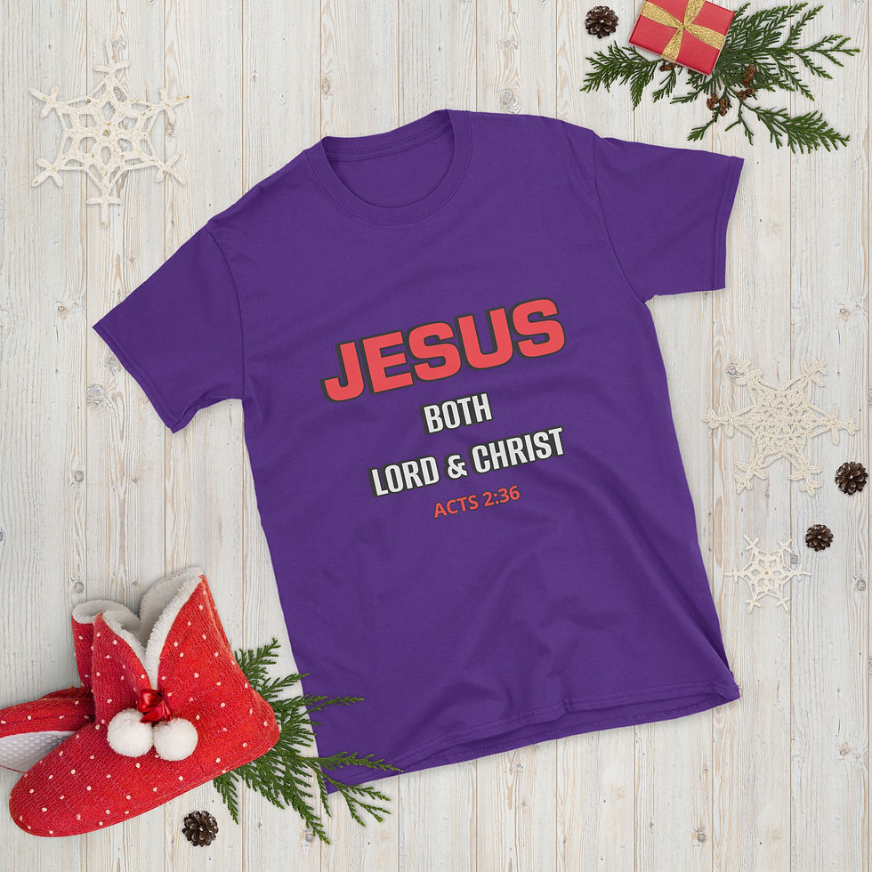 Thumbnail: JESUS BOTH LORD AND CHRIST Short-Sleeve Unisex T-Shirt