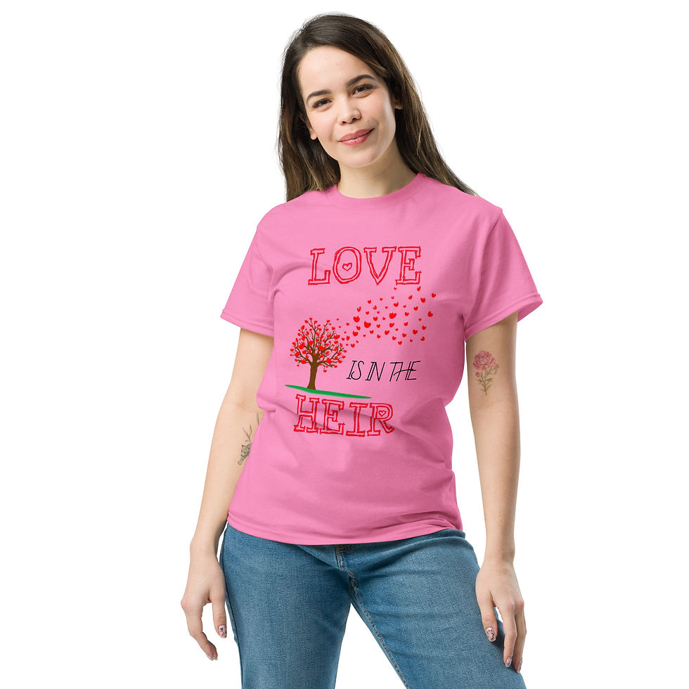 Thumbnail: Love is in the Heir Unisex classic tee
