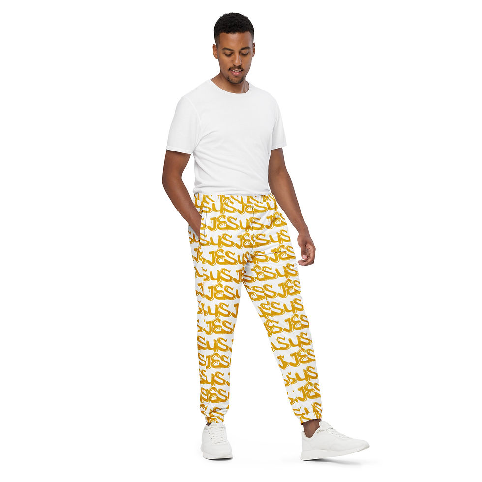 Thumbnail: Unisex Jesus joggers 