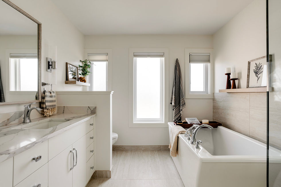 Renovated ensuite bathroom