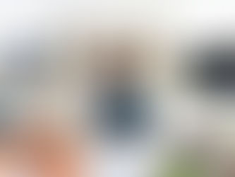 Vintage Modern Living Room Brick Fireplace