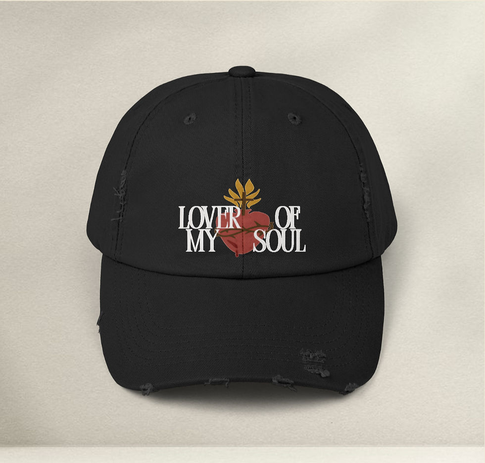 Thumbnail: LOVER OF MY SOUL Distressed Cap