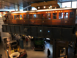 Train car in Liverpool Museum