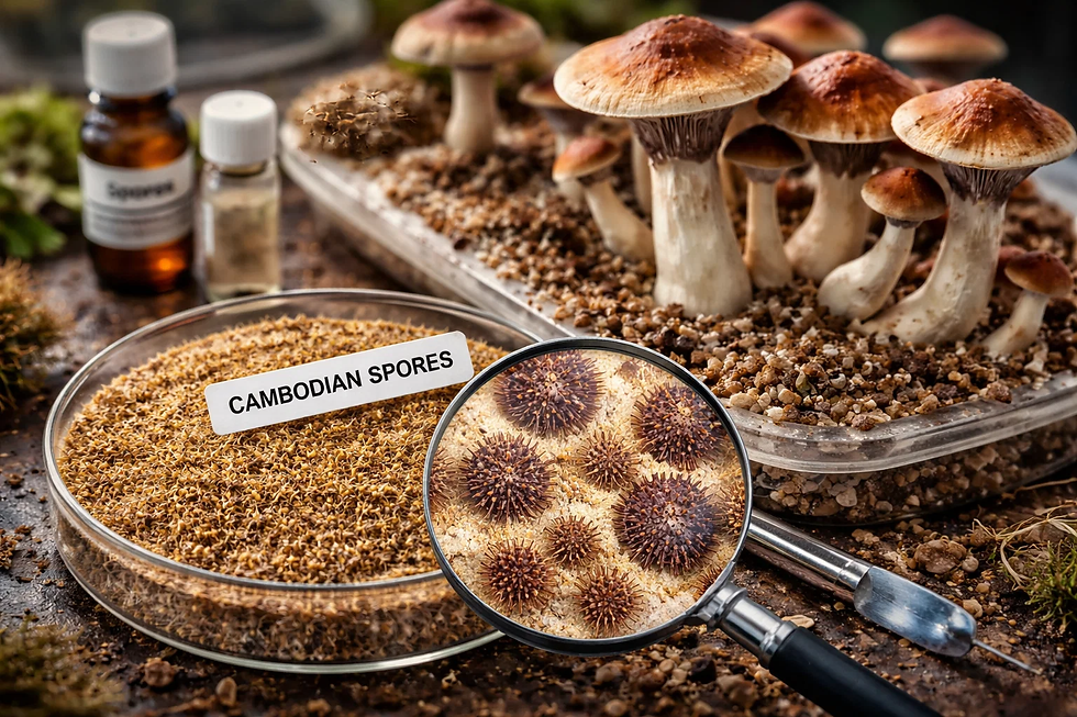cambodian mushroom spores