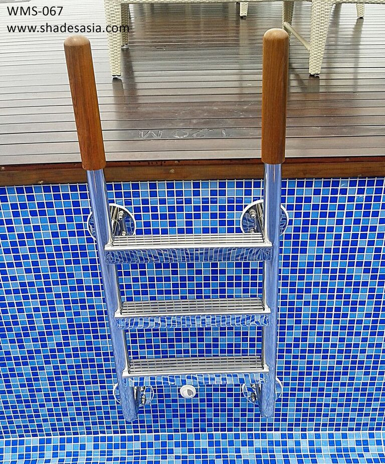 316 grade stainless steel pool ladder