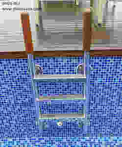 316 grade stainless steel pool ladder