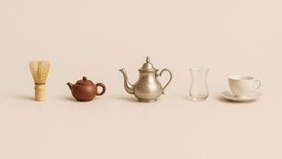 Symbols of global tea ceremonies.