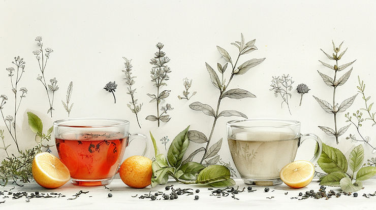 Black Tea vs. Green Tea.