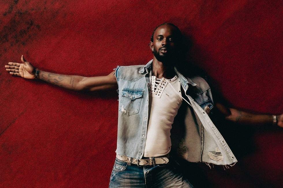 Black Sherif press image for SUN SHERIF. Photo: @ogfarouk1