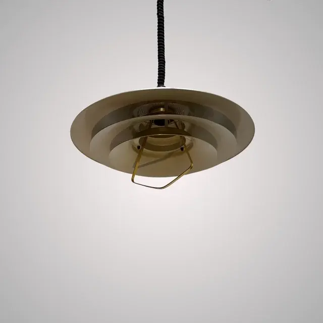 Miniatura: Lampara Danesa dorada vintage