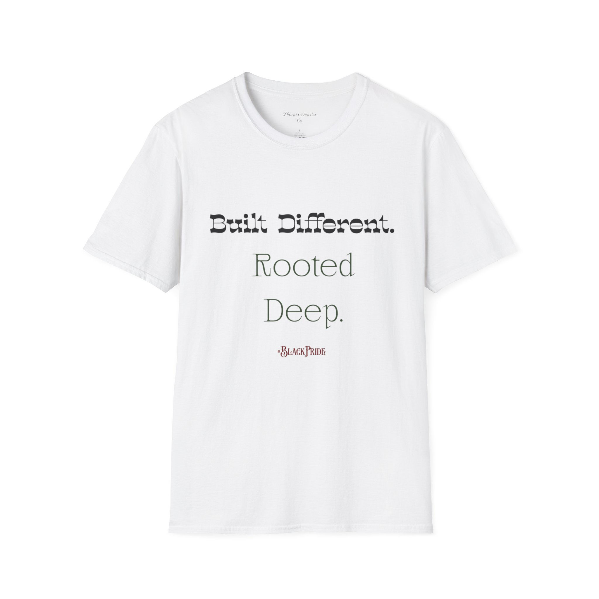 Built Different Rooted Deep - Inspirational Unisex Tee