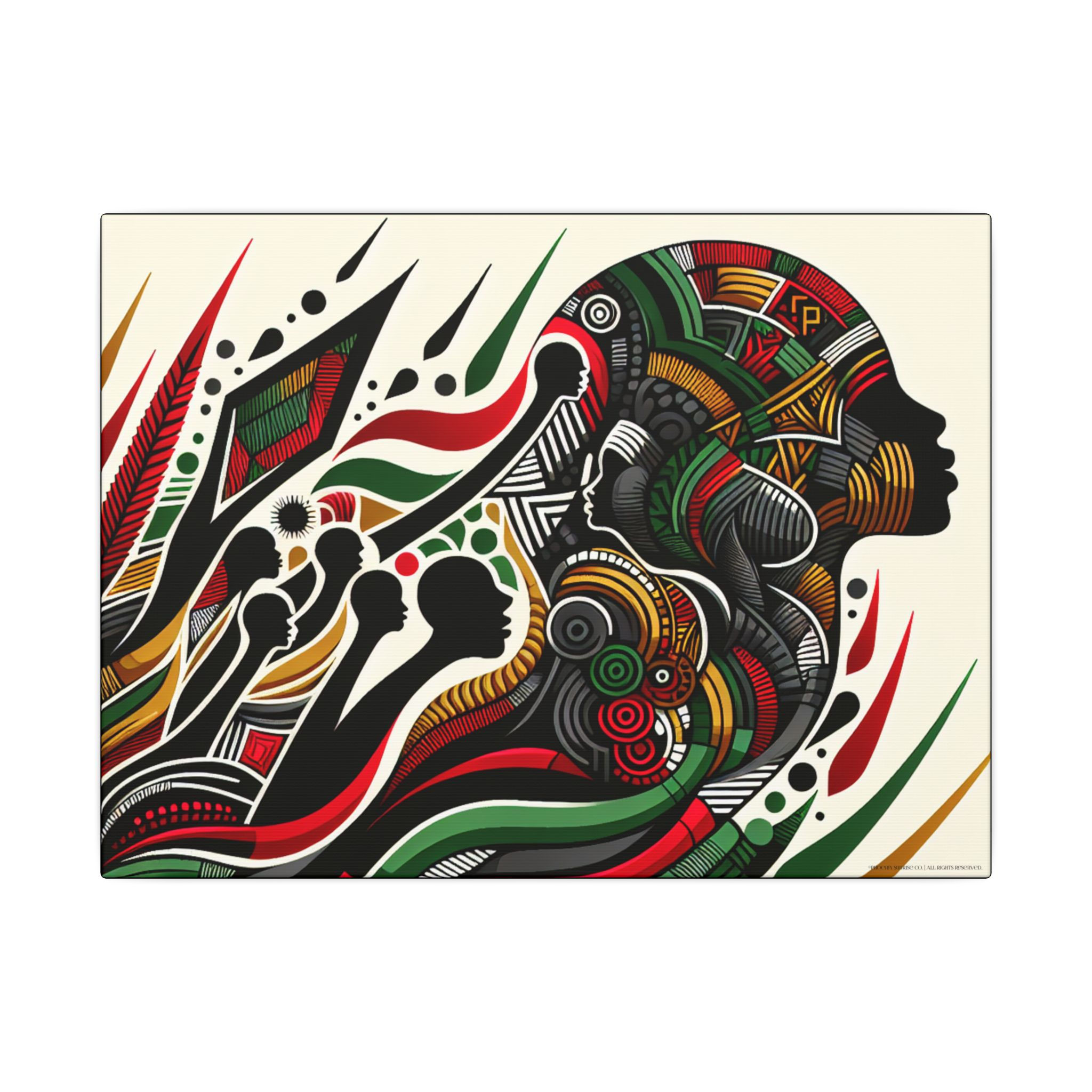Legacy in Color – African Heritage Matte Canvas Wall Art