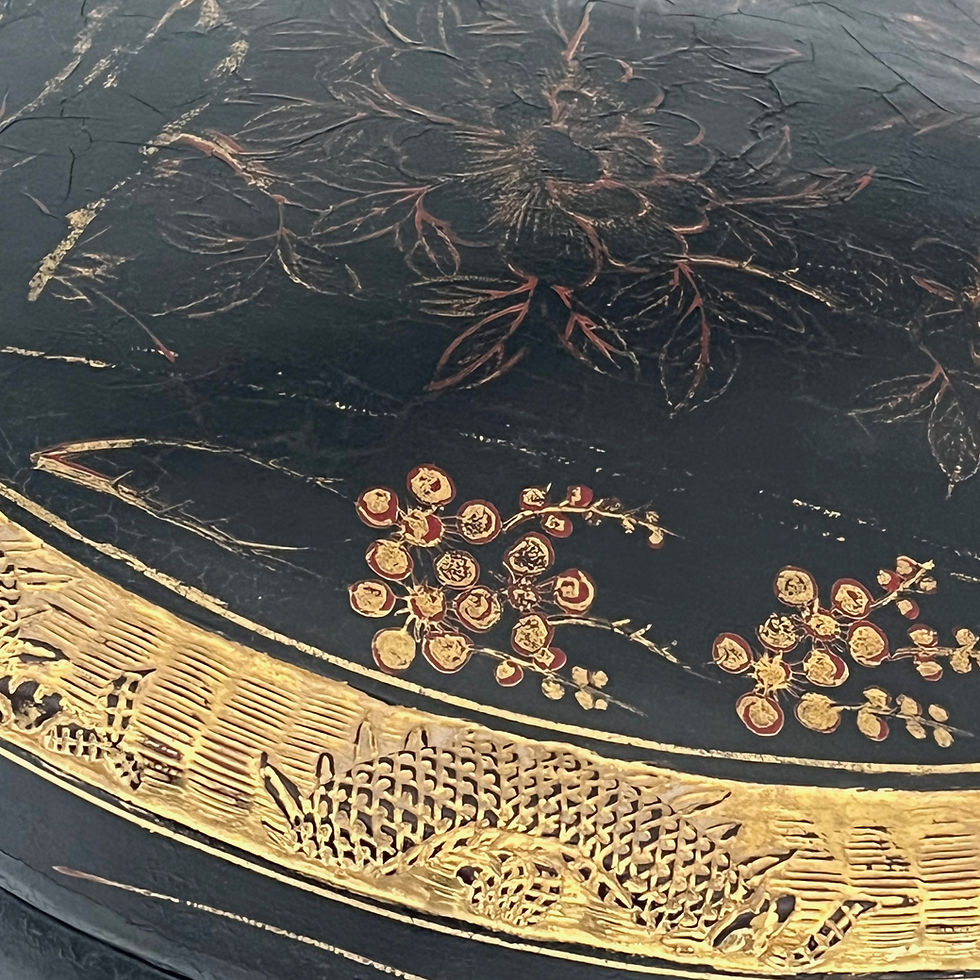 Thumbnail: Antique Chinese Peranakan Wedding Basket.