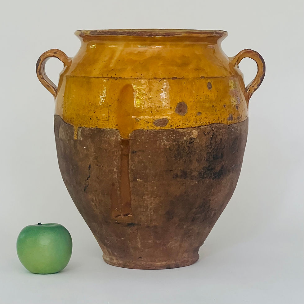 Thumbnail: Large 19th century French confit pot.Provence.