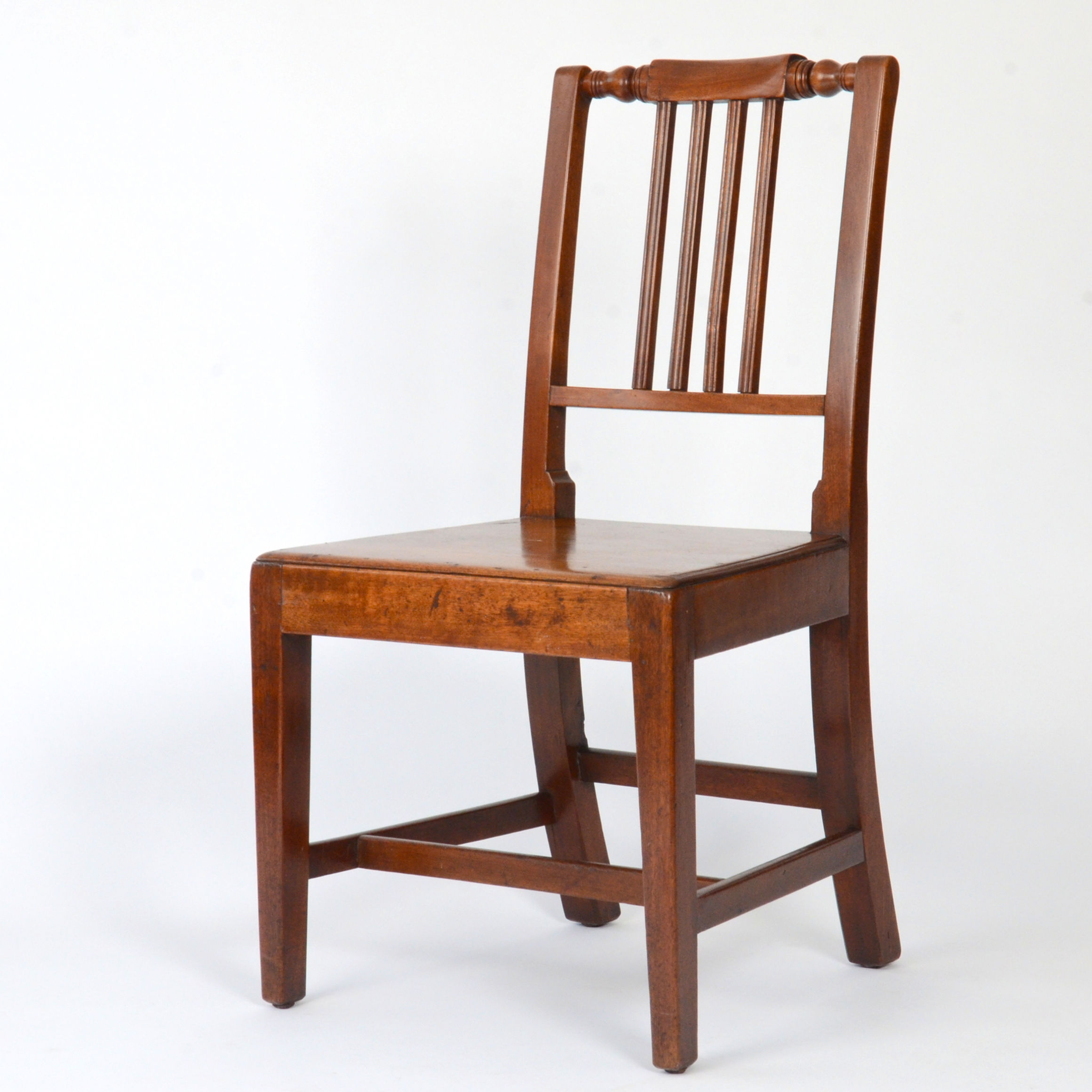18th Century Walnut and Elm Country Chair