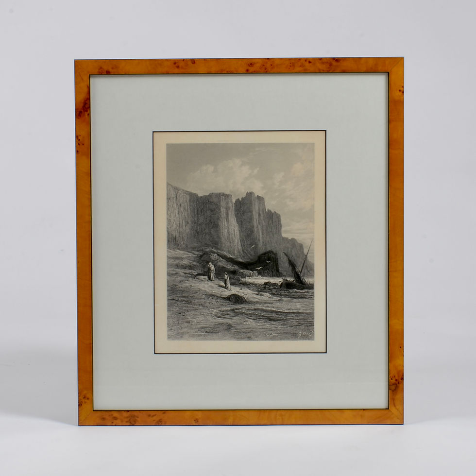 Thumbnail: Set of 4 Framed Dante Prints