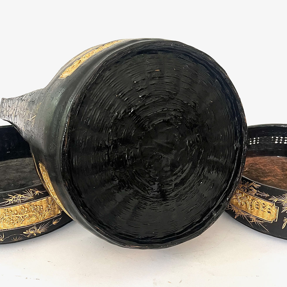Thumbnail: Antique Chinese Peranakan Wedding Basket.