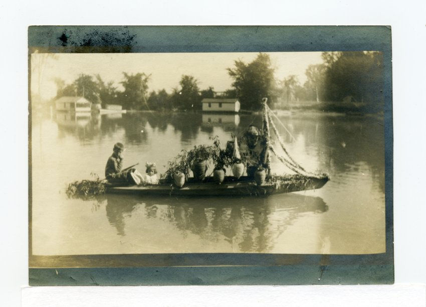 Luncheon on a Houseboat