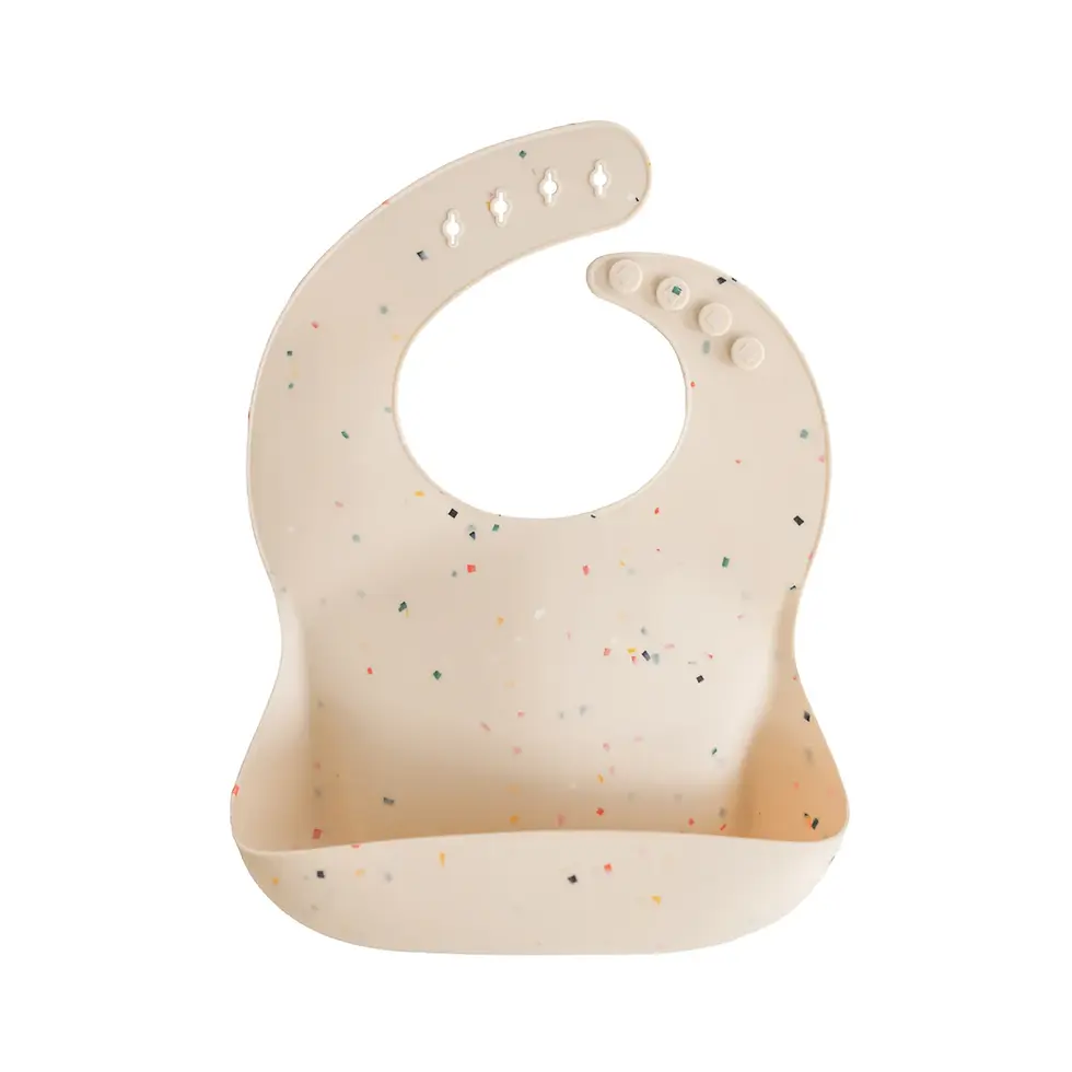 Thumbnail: Mushie Silicone Baby Bib