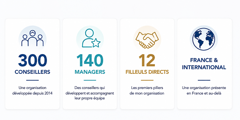 Organisation Team Power iad – conseillers immobiliers indépendants en France et à l’international