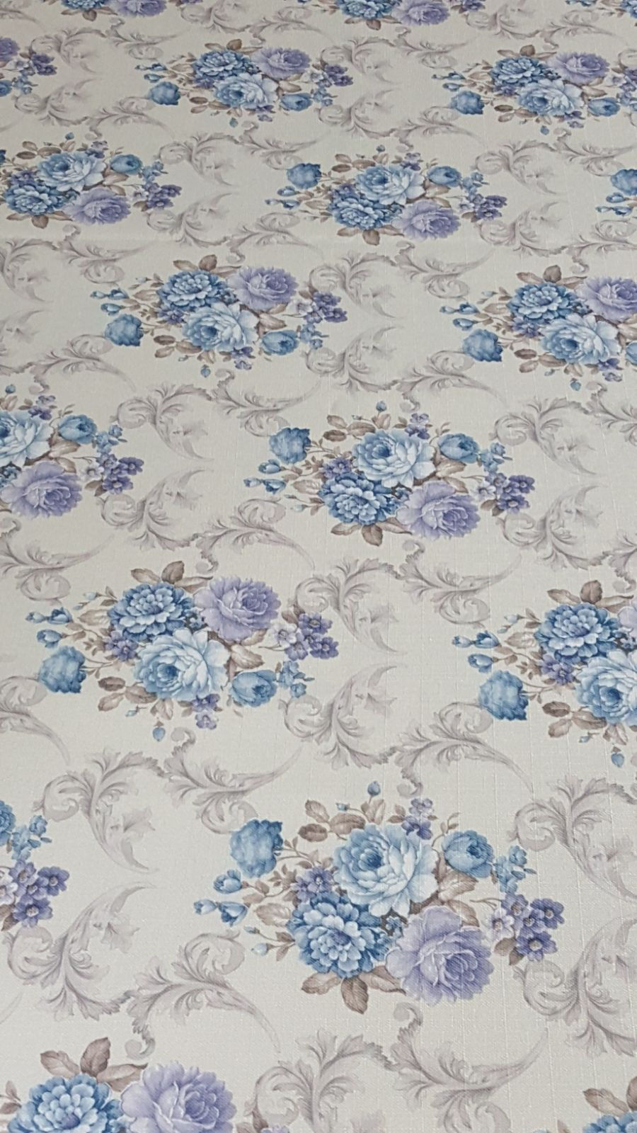 blue floral