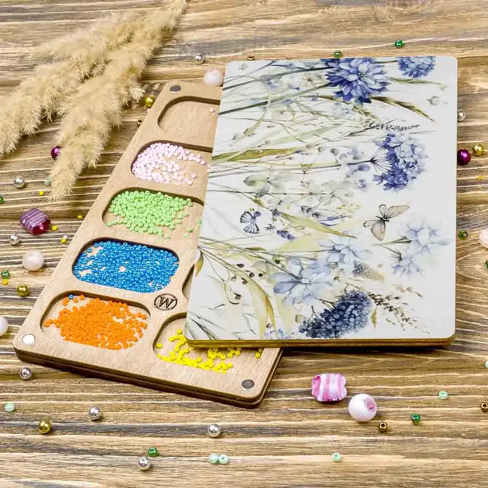 dainty blues bead organizer