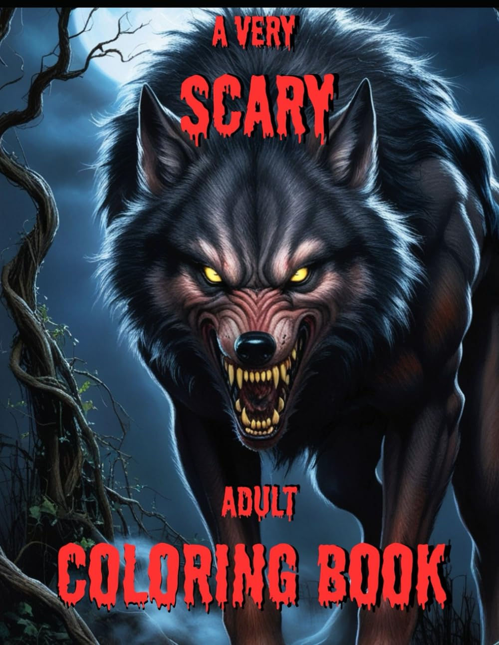 A Very Scary Adult Coloring Book: Celebrate Halloween with this relaxing and ar
