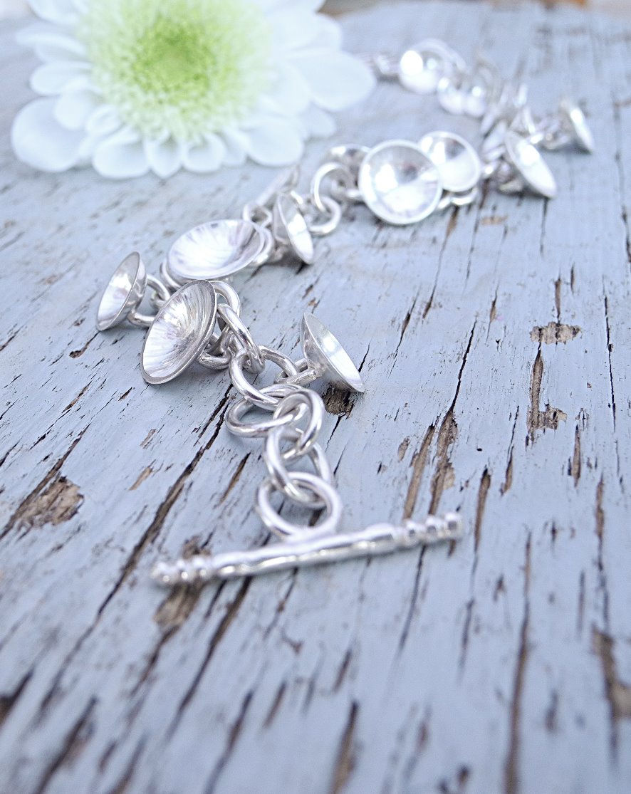 Grace silver jingle bracelet