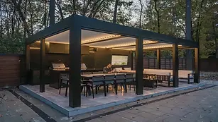 Пергола з барбекю