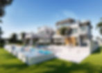 3D render for villa exterior