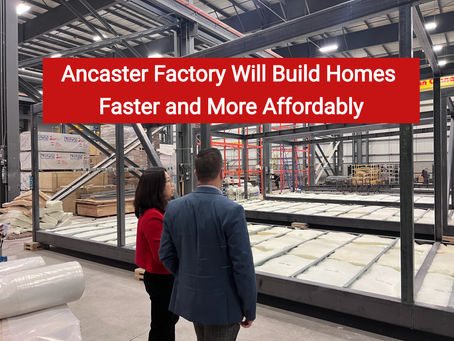 Modular home building in Ancaster