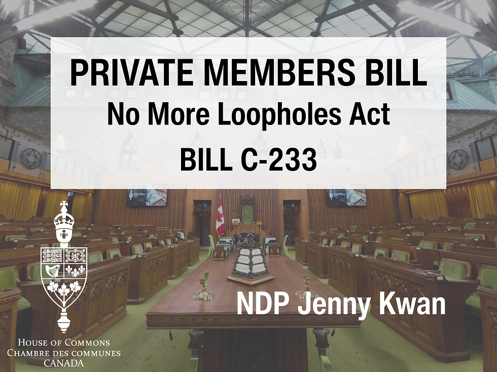 Private Memembers Bill C-233