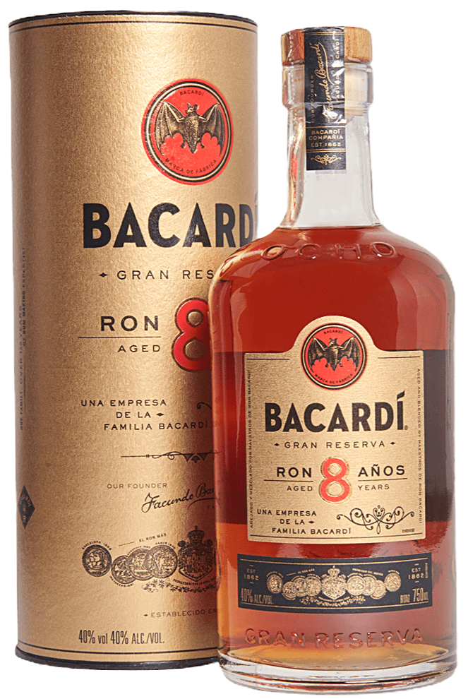Rum Bacardí Reserva Ocho 8 Anos 750ml