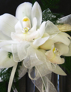 cymbidium orchid corsage