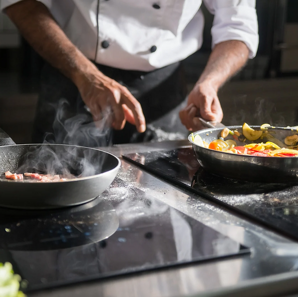 Chef cooking