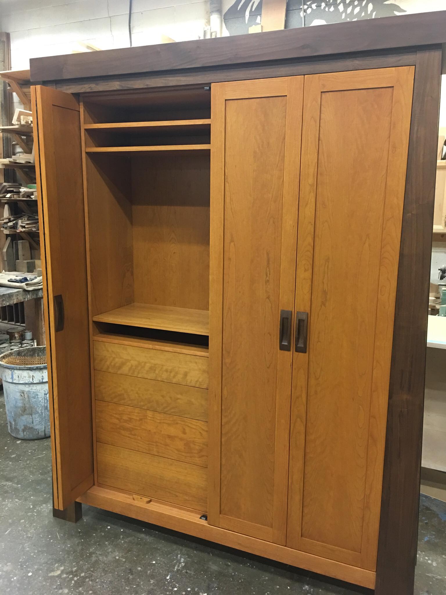 Entertainment unit built by Pasquale's Workshop