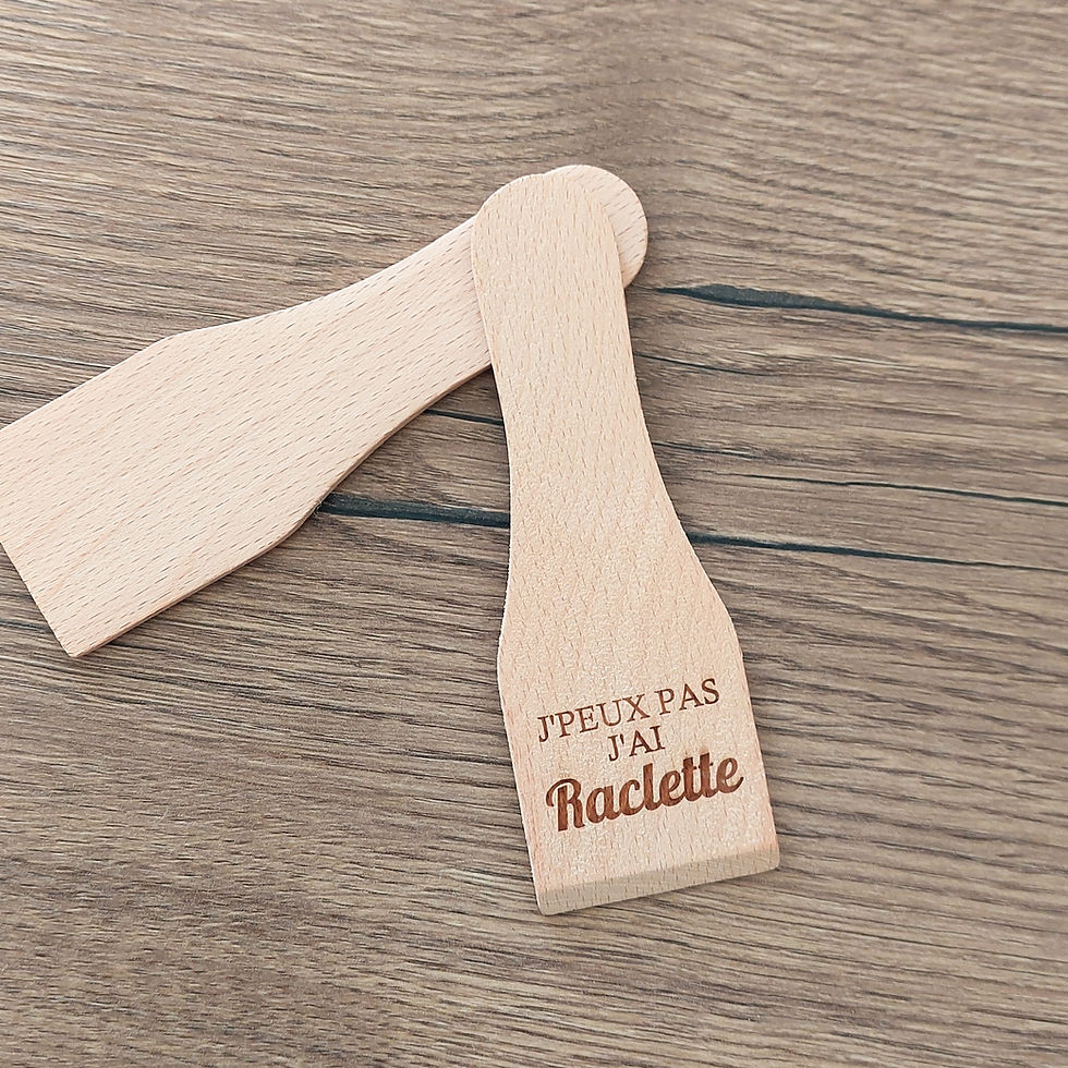 Miniature : Spatule à raclette personnalisée J'peux pas j'ai raclette