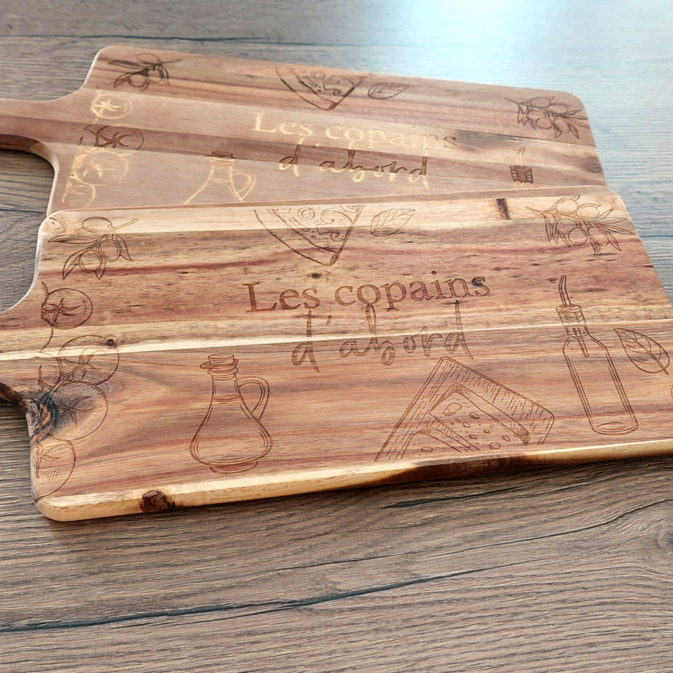 Miniature : Planche apéritive XXL personnalisée en bois